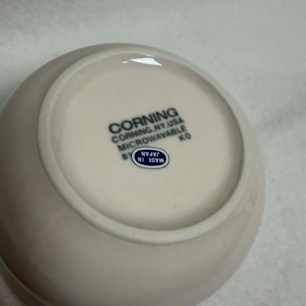 Vintage Corelle by Corning Sandstone Beige Sugar Bowl w/Lid Creamer Pitcher Set - Picture 7 of 12